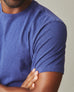 Men's Premium Slub Crew Tee - Blue Ribbon